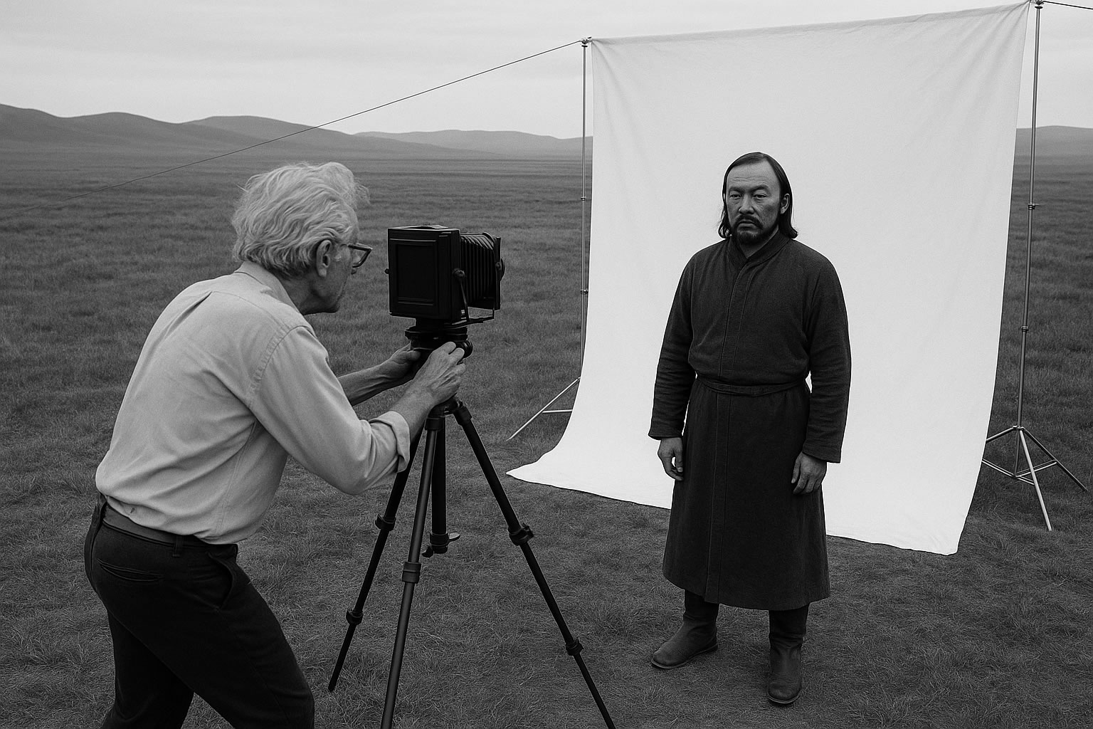 Richard Avedon y Gengis Kan