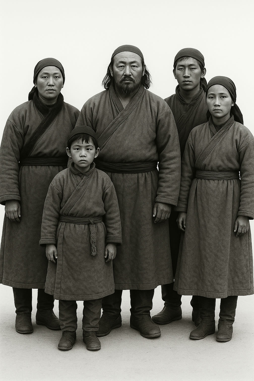 Gengis Kan - familia - Richard Avedon