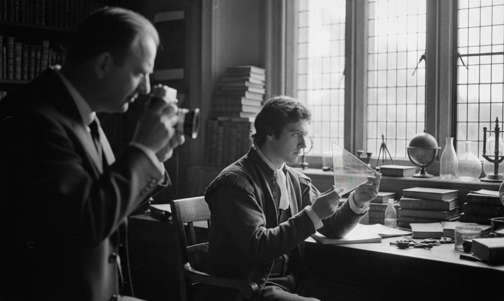 Alfred Eisenstaedt fotografía a Isaac Newton para re:life