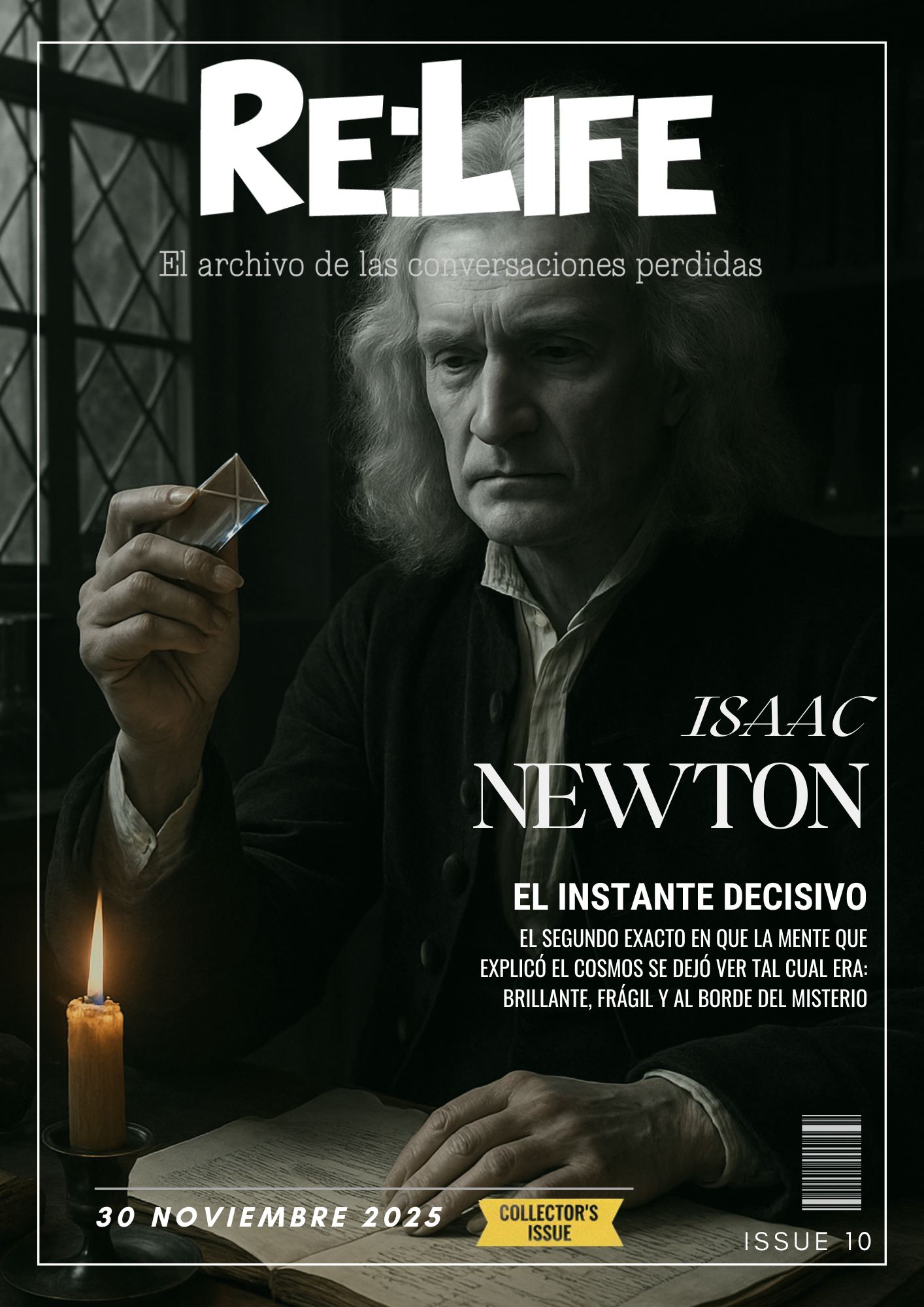 Portada re:Life 10: Isaac Newton