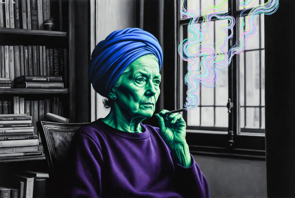 Simone de Beauvoir al estilo de Ouka Leele