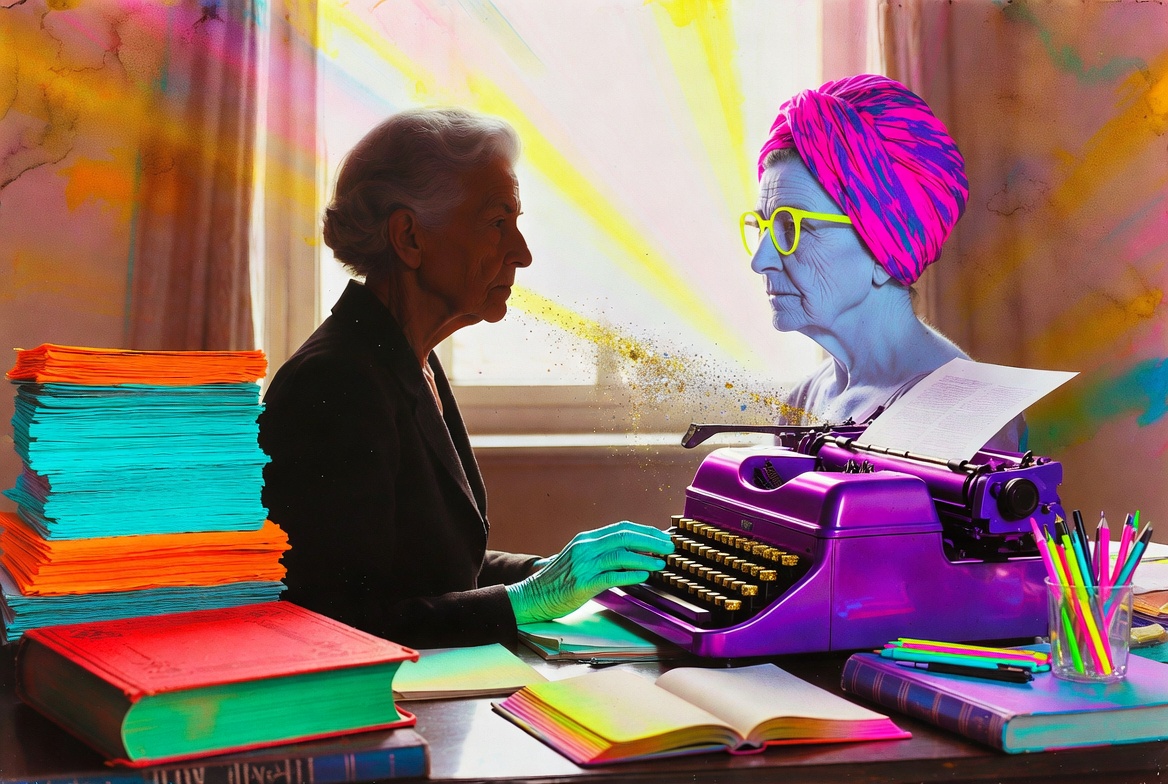 Simone de Beauvoir al estilo de Ouka Leele