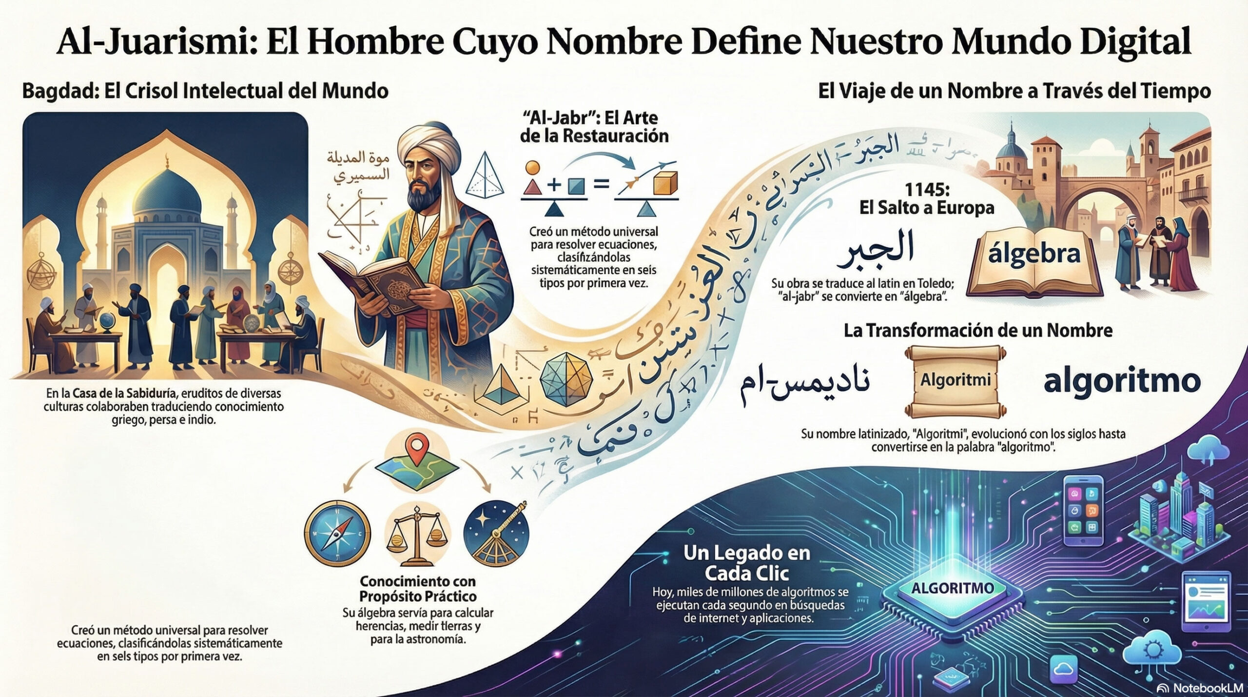 Infografía Al-Juarismi