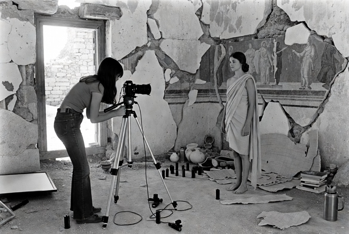 Safo fotografiada por Francesca Woodman