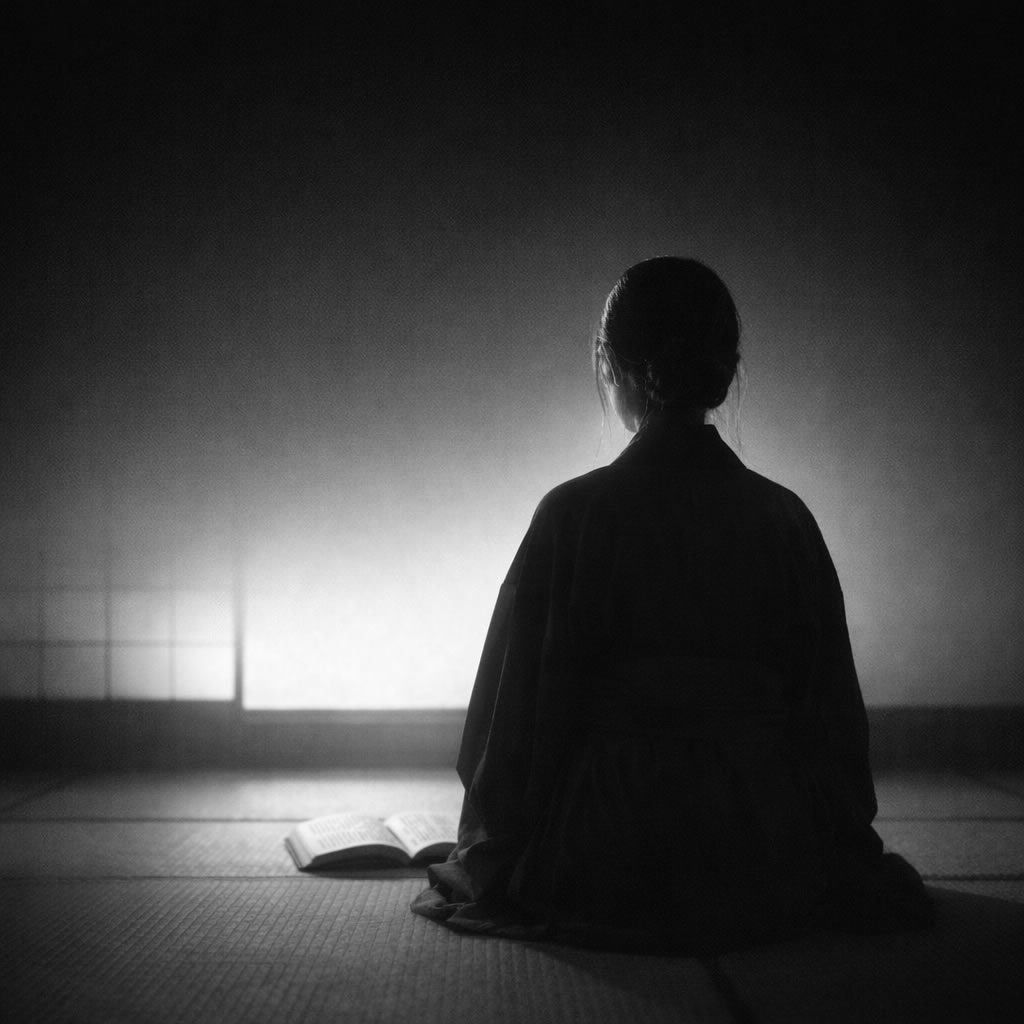 Murasaki Shikibu al estilo de Shōji Ueda
