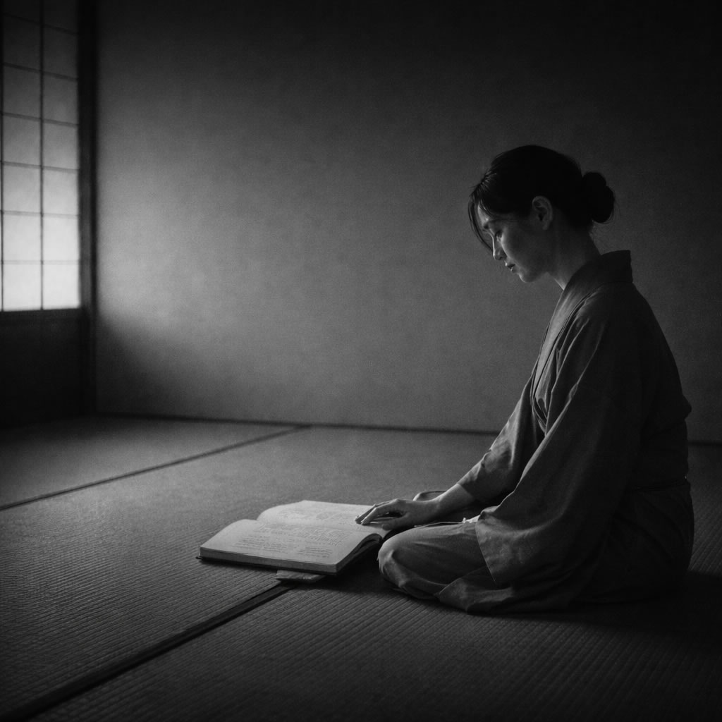 Murasaki Shikibu al estilo de Shōji Ueda