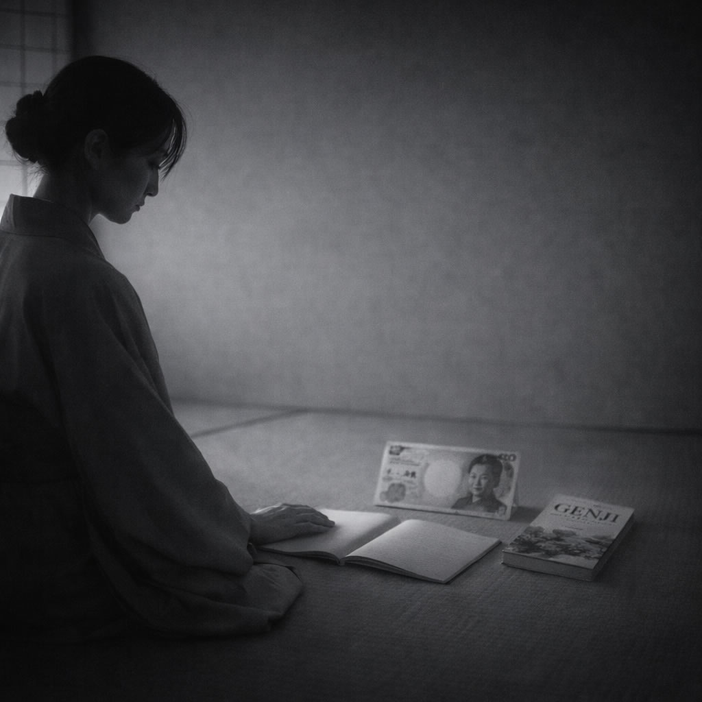 Murasaki Shikibu al estilo de Shōji Ueda
