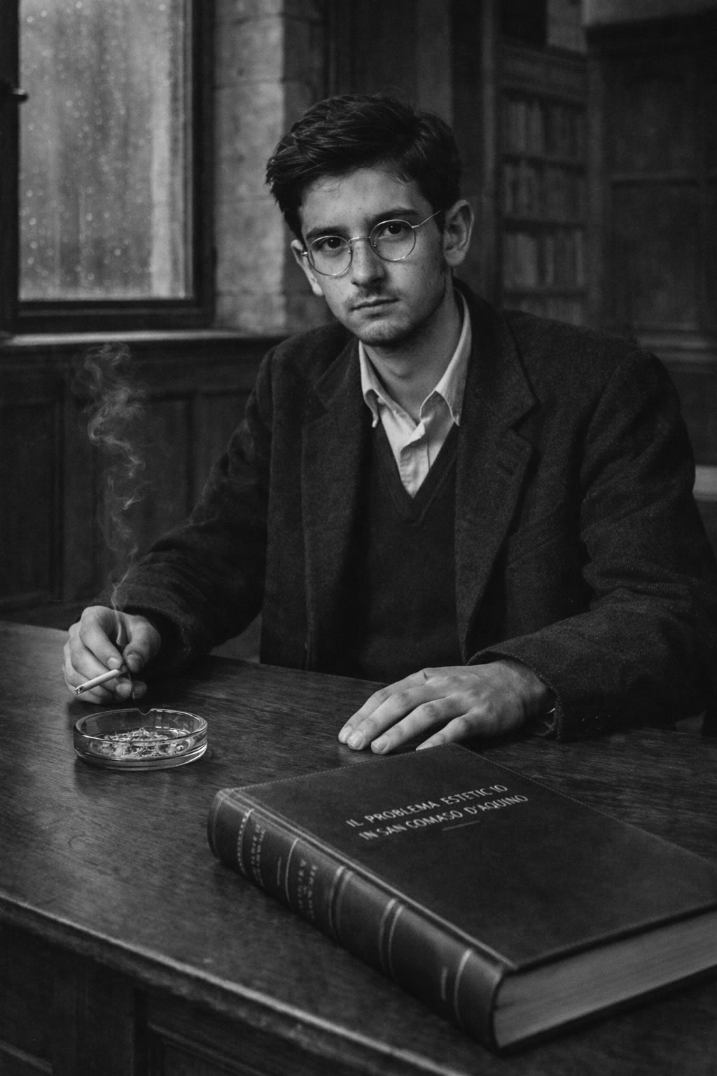 Umberto Eco al estilo de August Sander