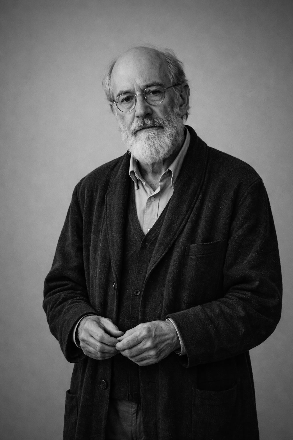 Umberto Eco al estilo de August Sander