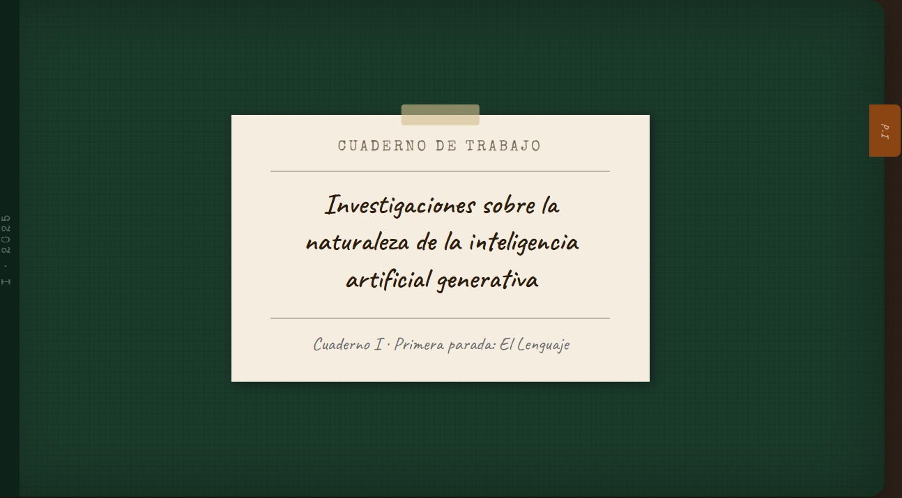 Investigaciones sobre la naturaleza de la inteligencia artificial generativa