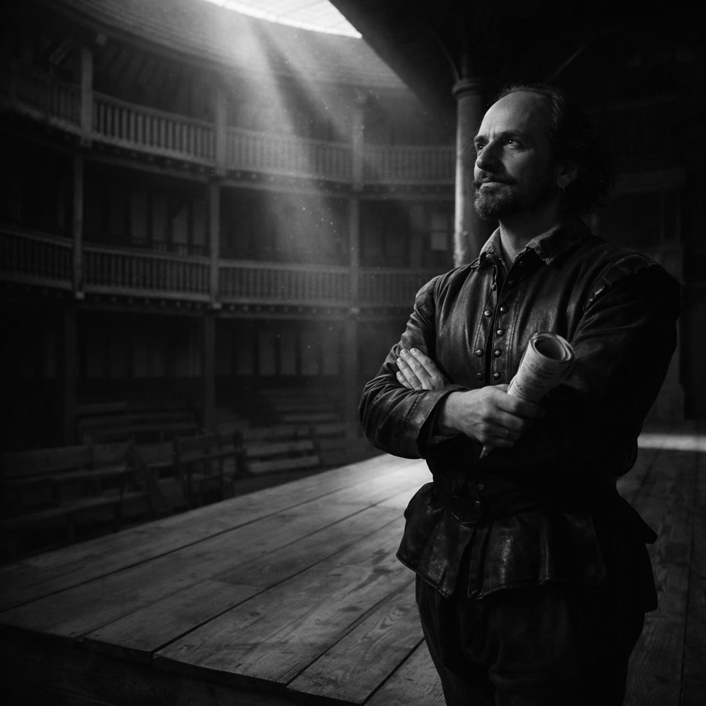William Shakespeare al estilo de Yousuf Karsh