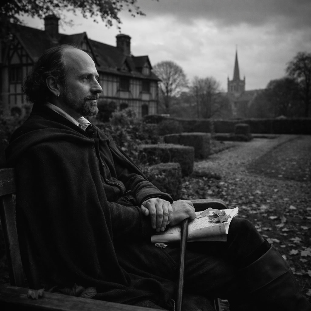 William Shakespeare al estilo de Yousuf Karsh