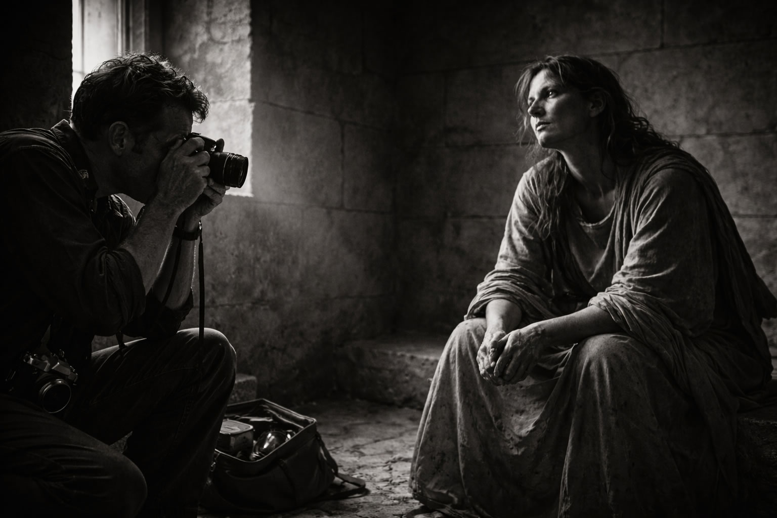 Zenobia fotografiada por W. Eugene Smith