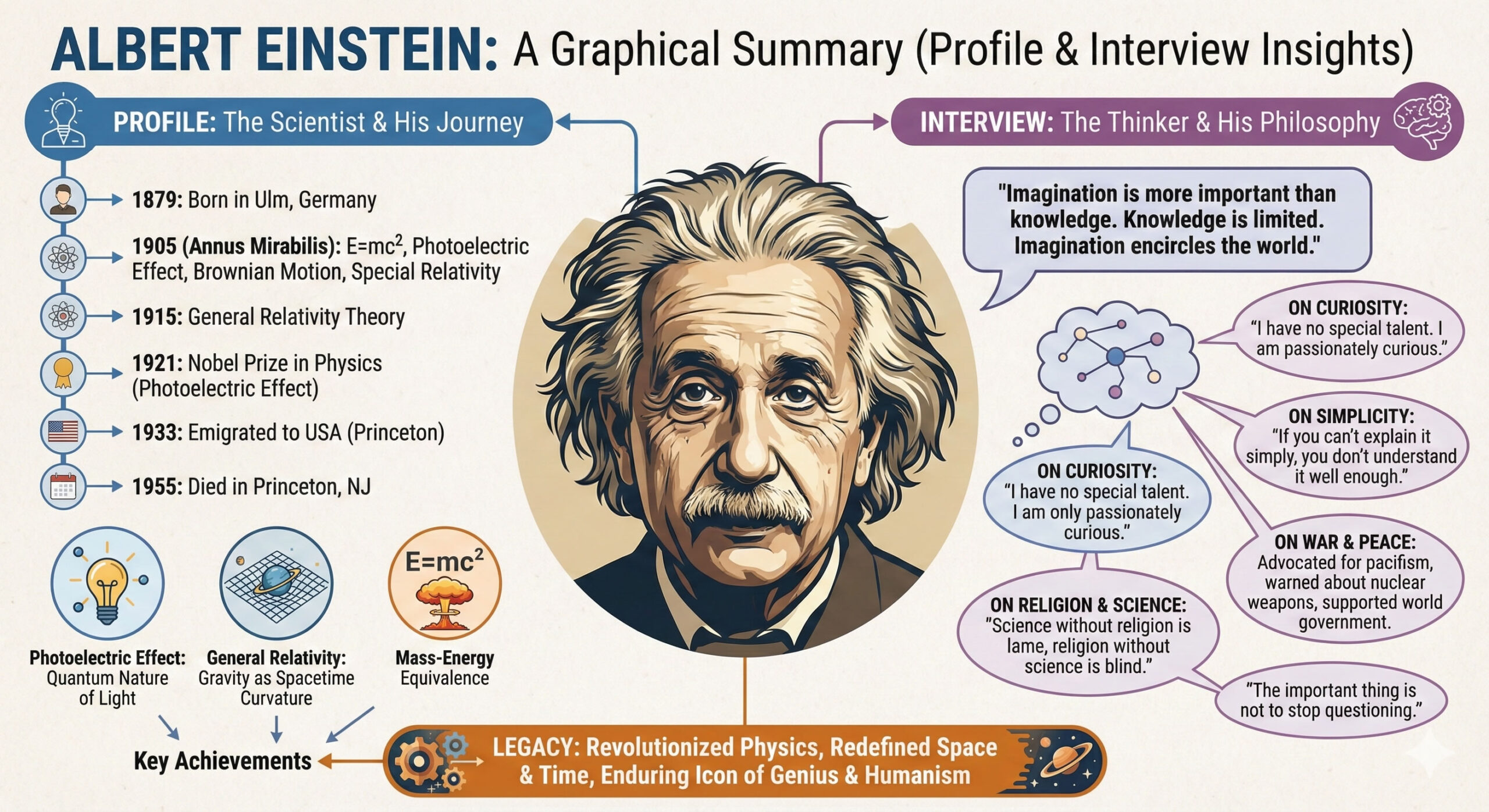infografia Einstein