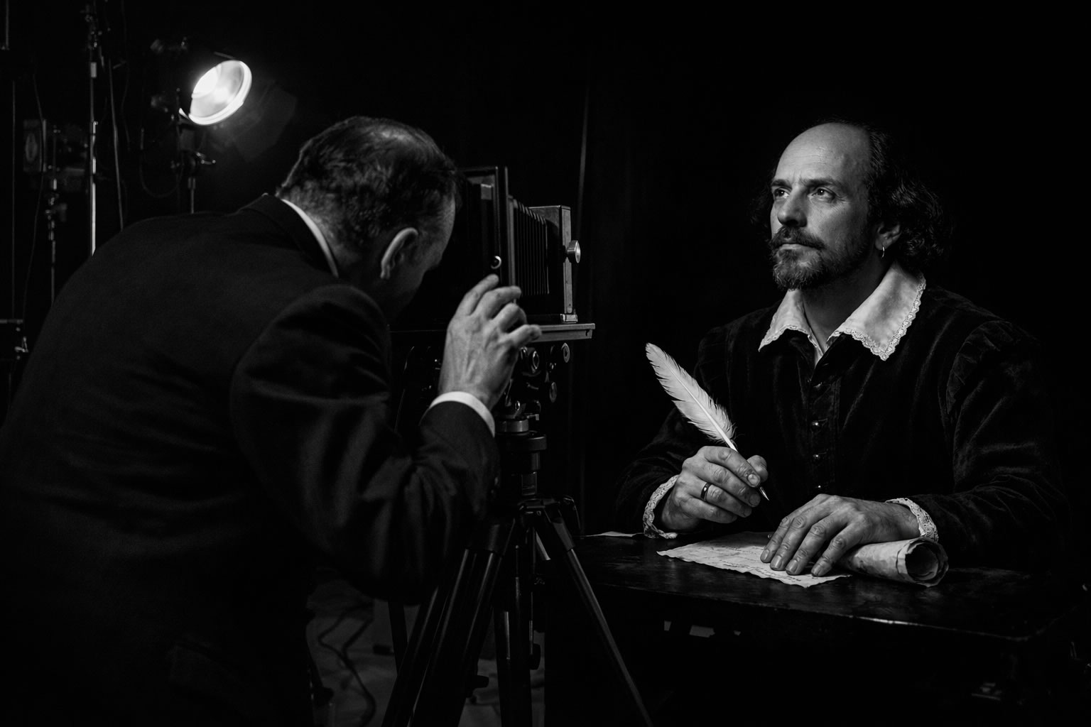 Yousuf Karsh fotografía a William Shakespeare para re:life 21