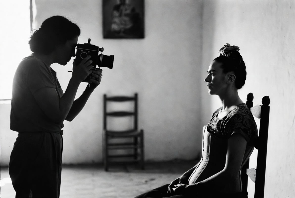 Frida Kahlo fotografiada por Dorothea Lange