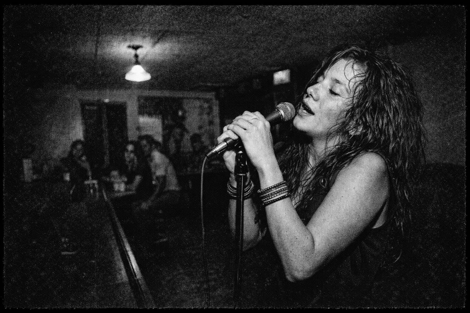 Janis Joplin al estilo fotográfico de Diane Arbus