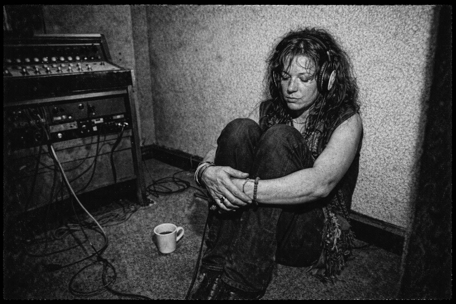 Janis Joplin al estilo fotográfico de Diane Arbus