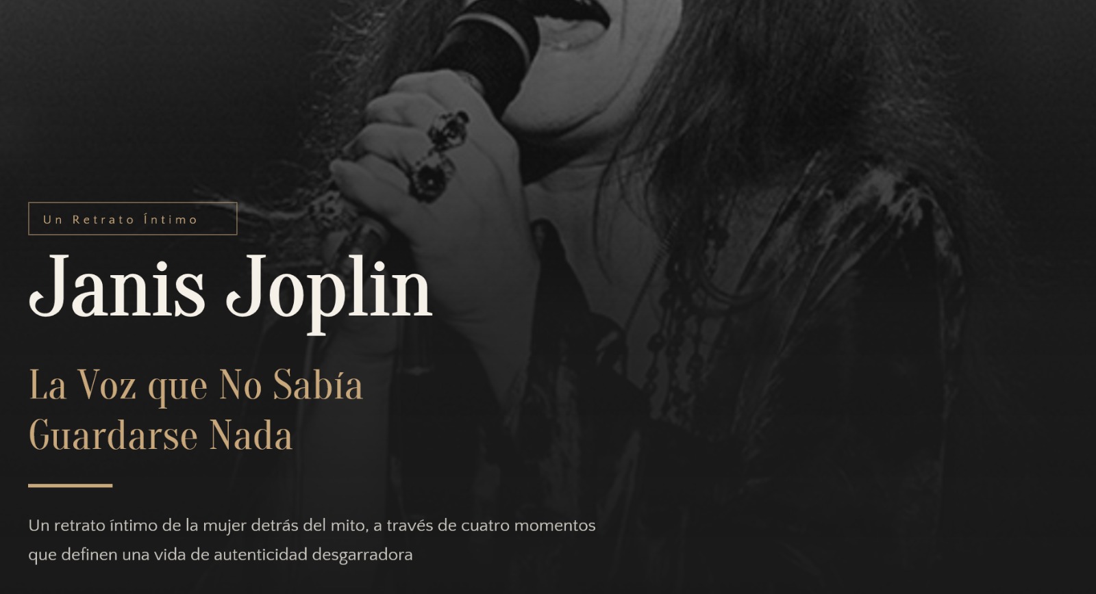Janis Joplin_ La Voz que No Sabía Guardarse Nada