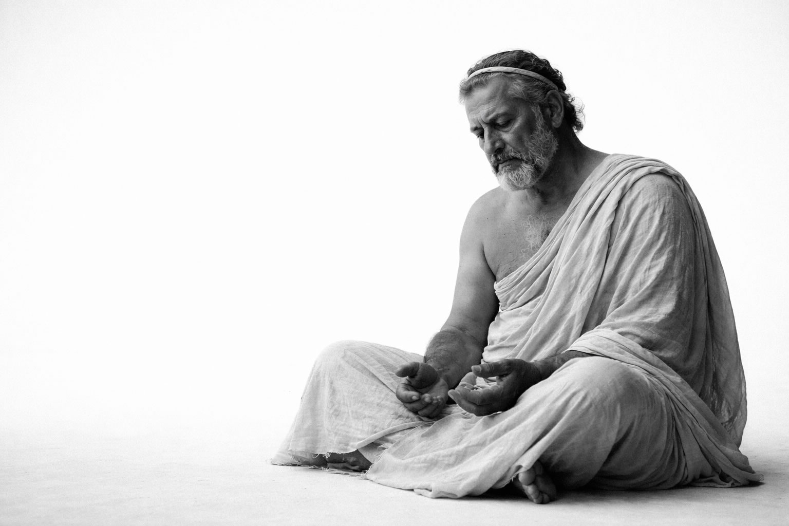 Pitágoras fotografiado al estilo de Irving Penn
