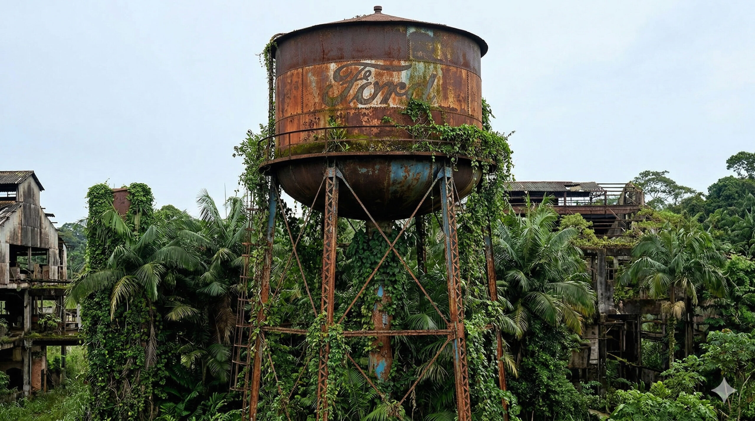 Fordlandia en el estilo fotográfico de Charles Sheeler