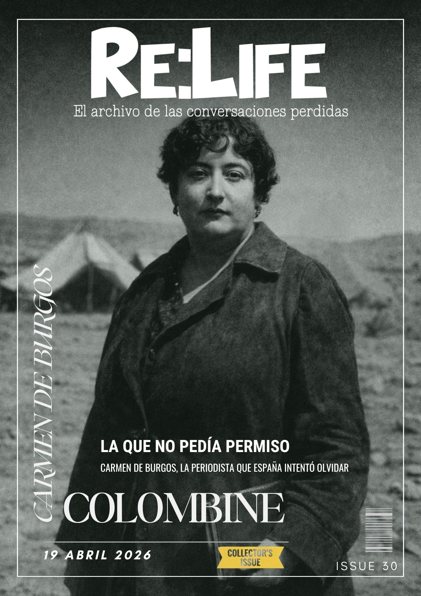 portada re:life 30: Carmen de Burgos "Colombine"
