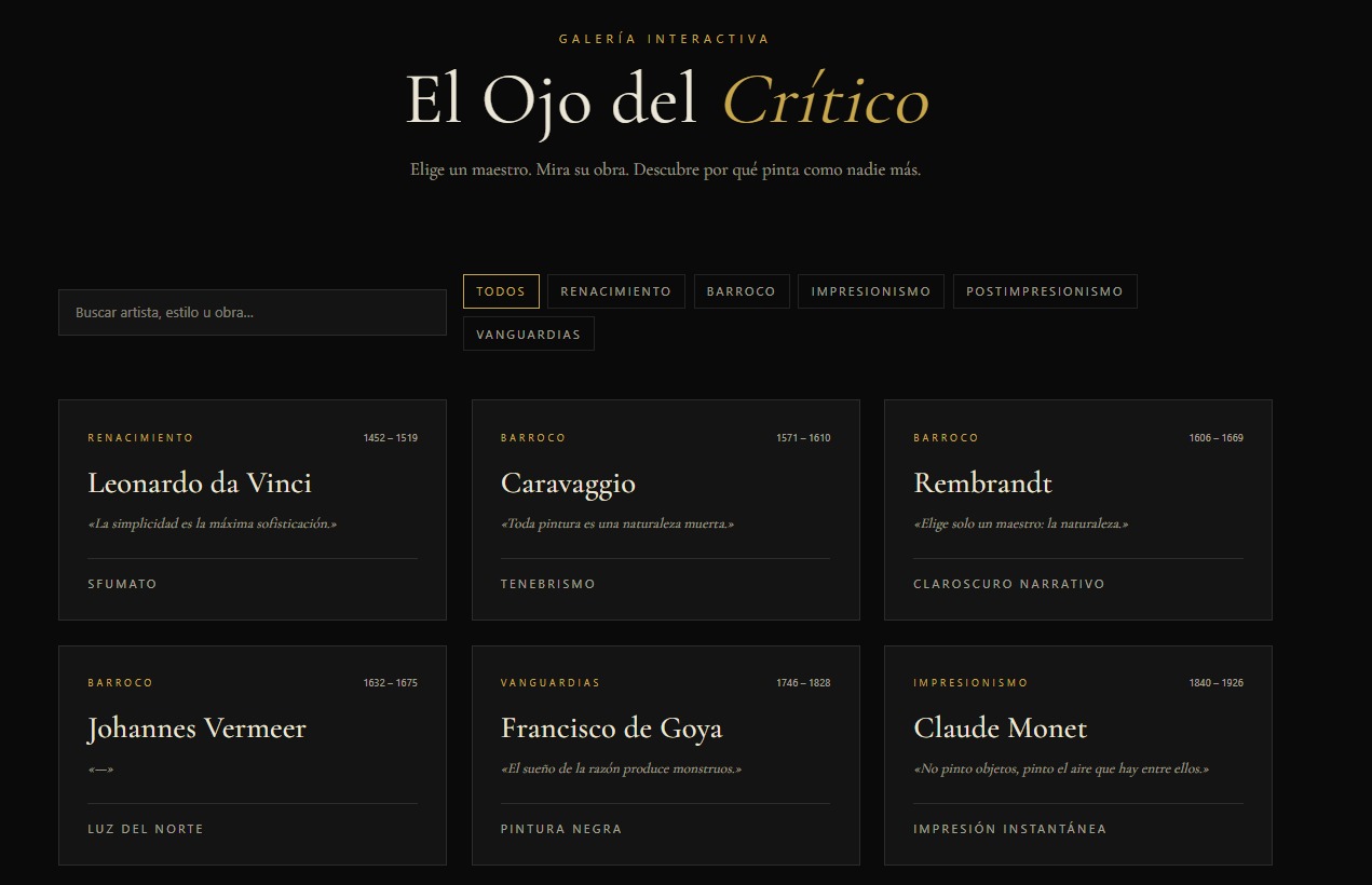 El ojo del crítico