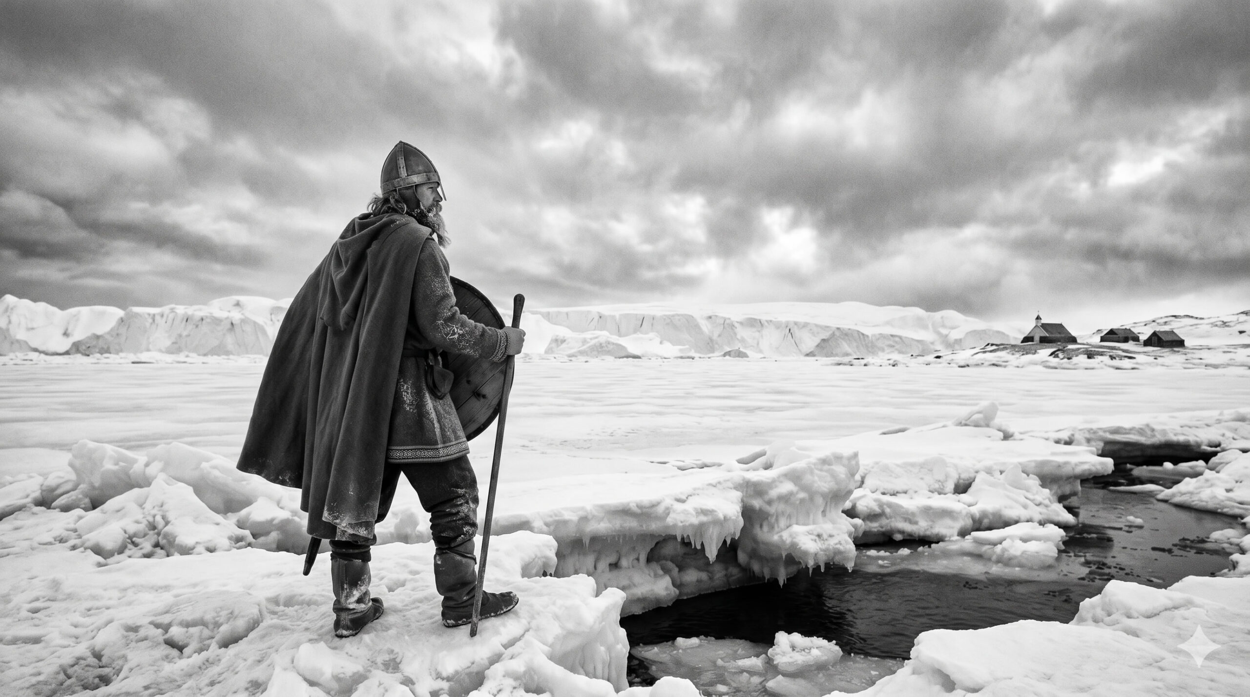Erik el rojo fotografiado al estilo de Frank Hurley 