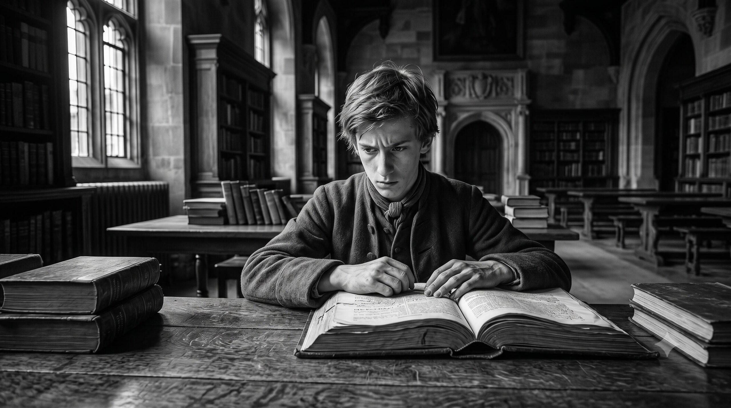 Adam Smith, fotografiado al estilo de Lewis Hine