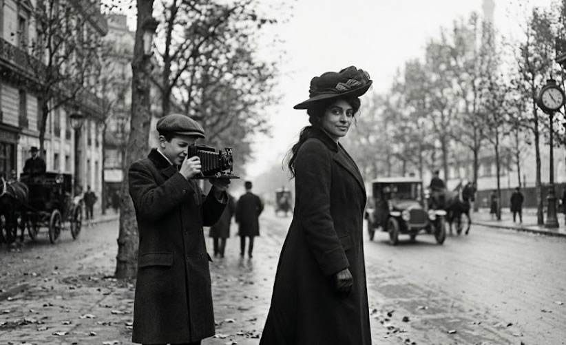 Mata Hari fotografiada por Jacques-Henri Lartigue