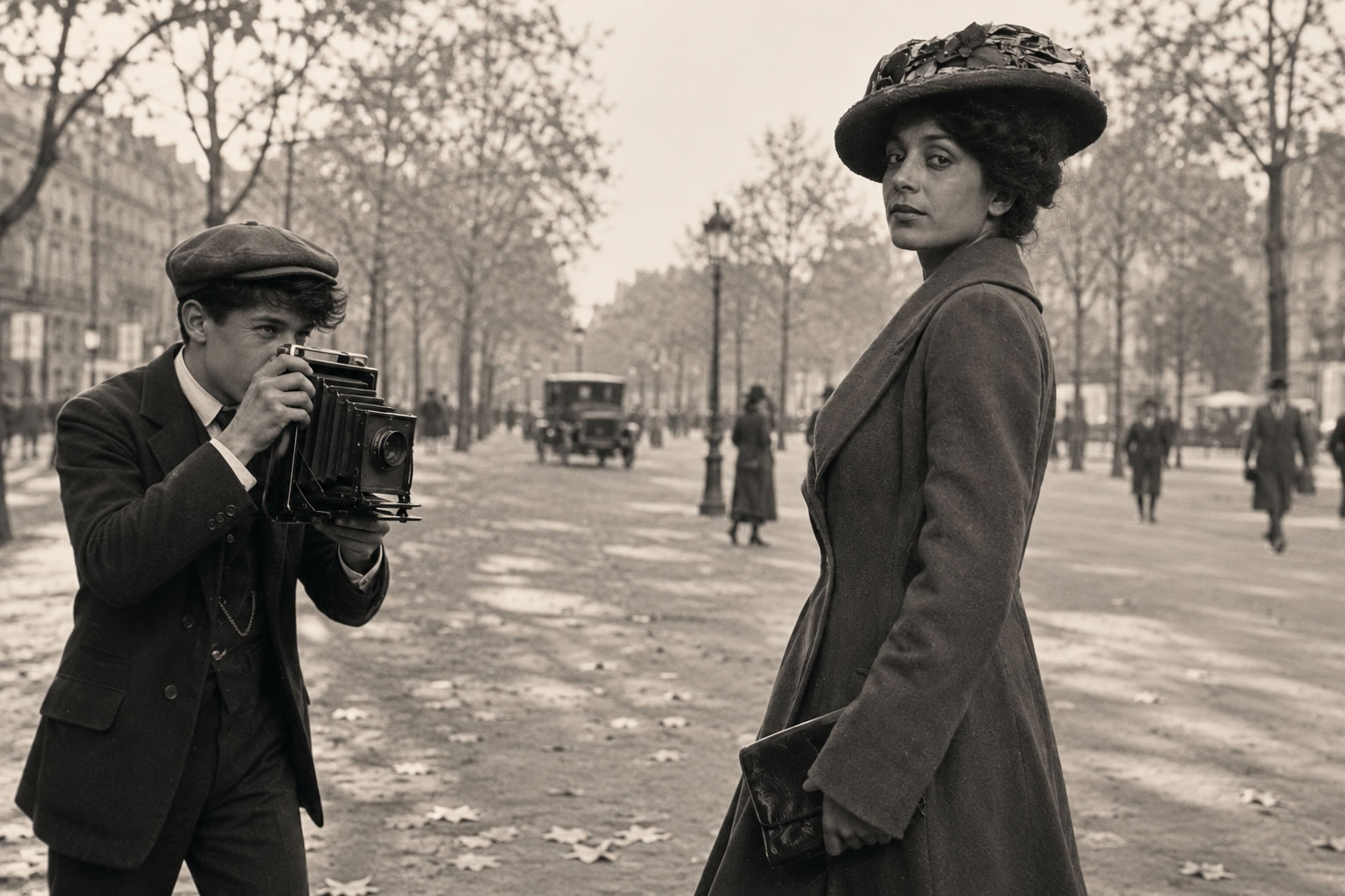 Mata Hari fotografiada por Jacques-Henri Lartigue 