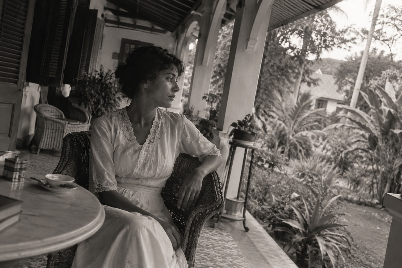 Mata Hari fotografiada al estilo de Jacques-Henri Lartigue 