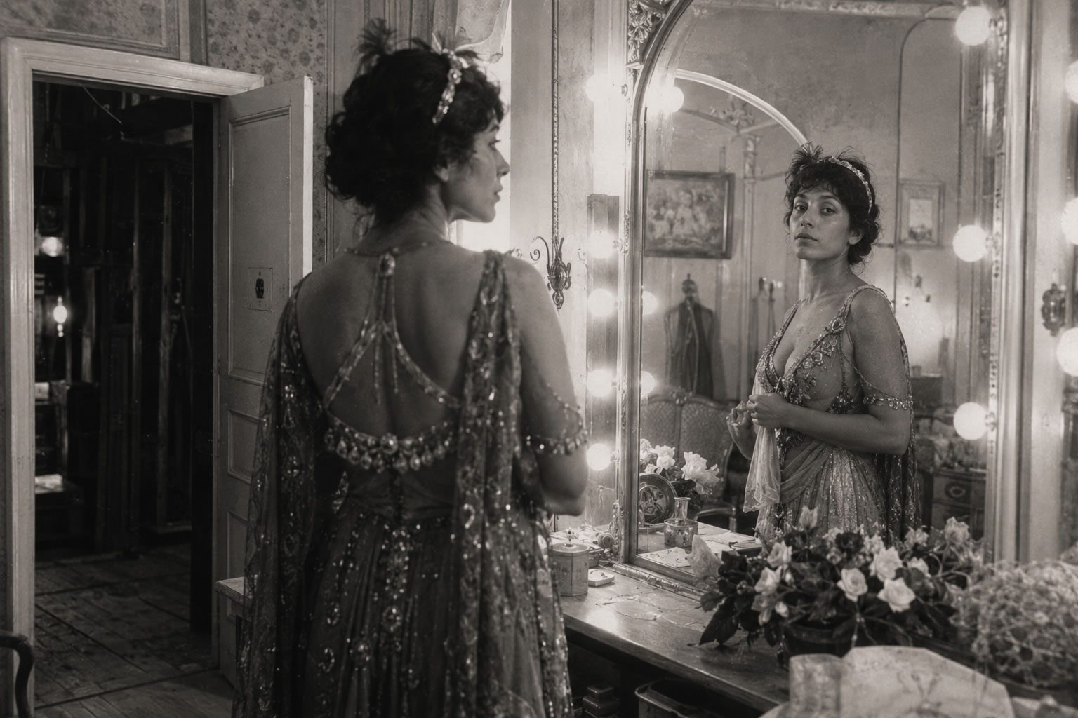 Mata Hari fotografiada al estilo de Jacques-Henri Lartigue 
