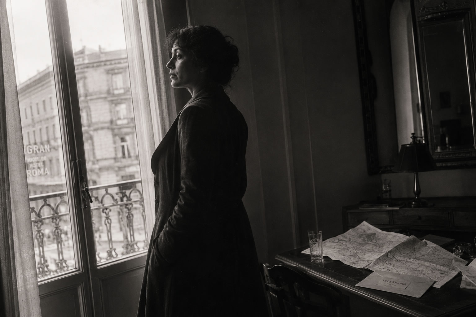 Mata Hari fotografiada al estilo de Jacques-Henri Lartigue